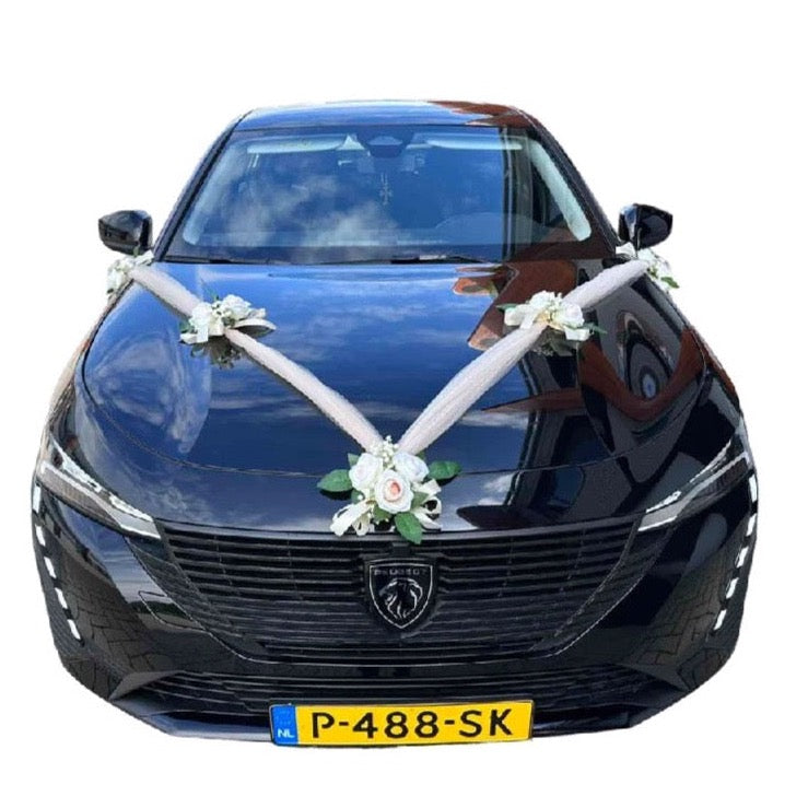 Auto-Hochzeitsschmuck Motorhaube - DOROTHA Champagner