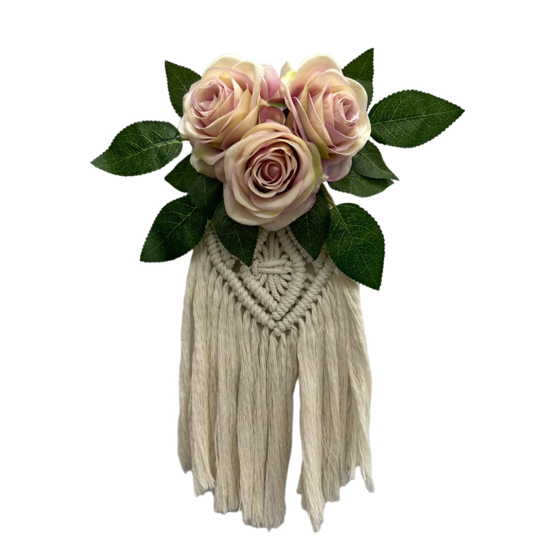 Blumengesteck Außenspiegel 2er-Set - Makramee