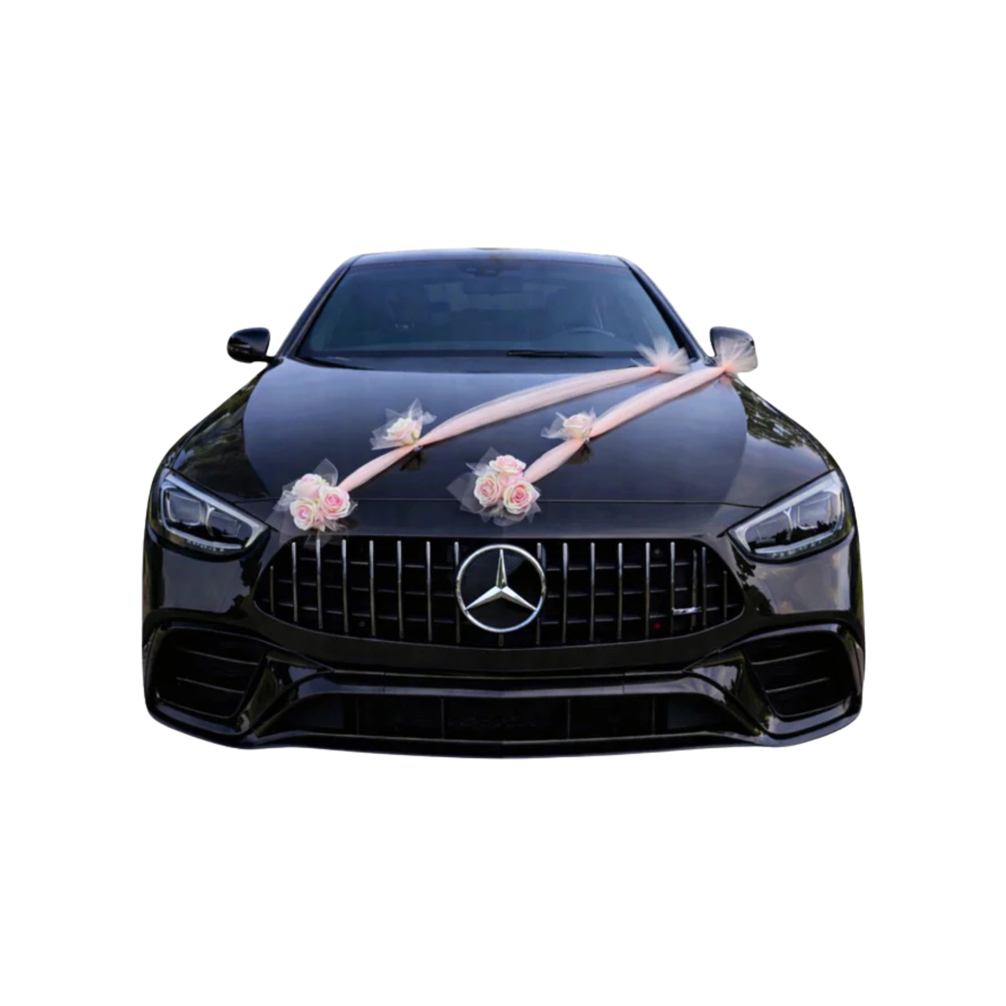 Auto-Hochzeitsschmuck Motorhaube - ANNA Pfirsich-Rose