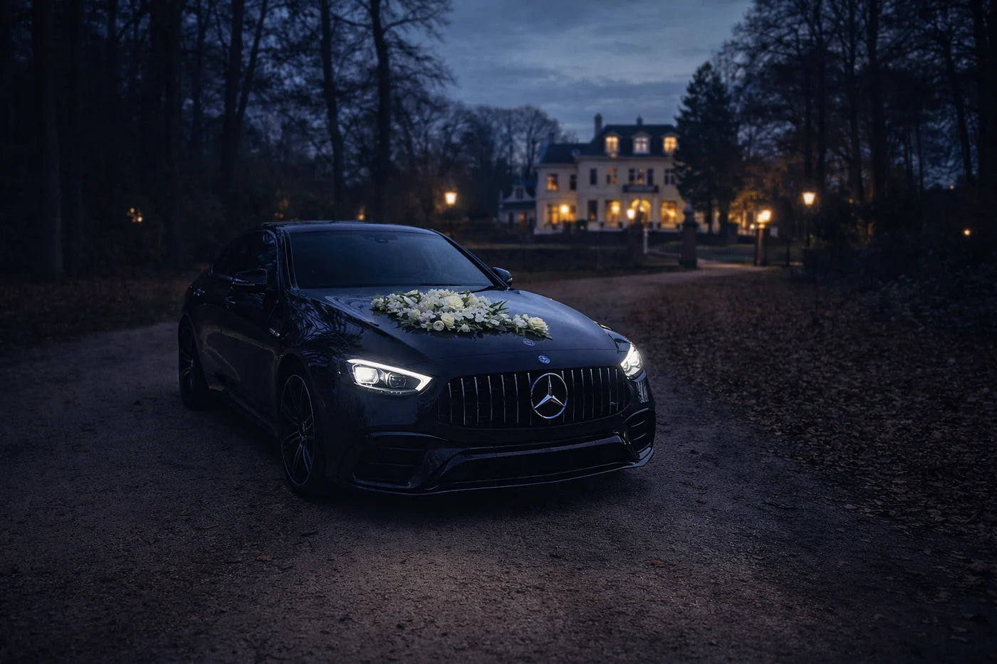Auto-Hochzeitsschmuck Motorhaube - BELLA