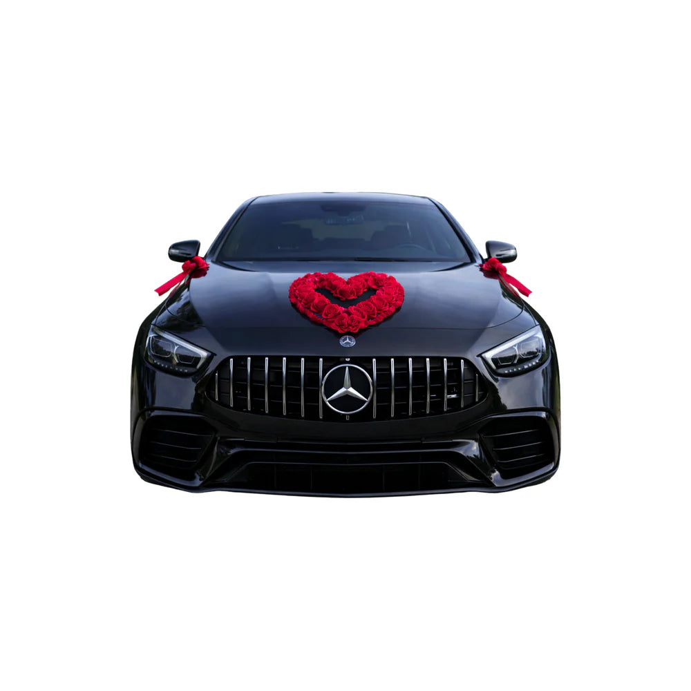 Autoschmuck Hochzeit Blumendeko Motorhaube - VALENTINA