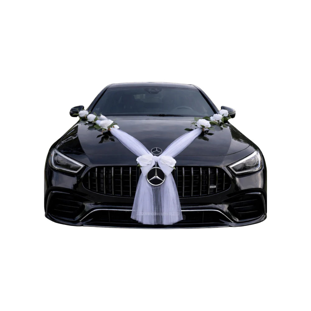 Autoschmuck Hochzeit Blumendeko Motorhaube - CAMILA