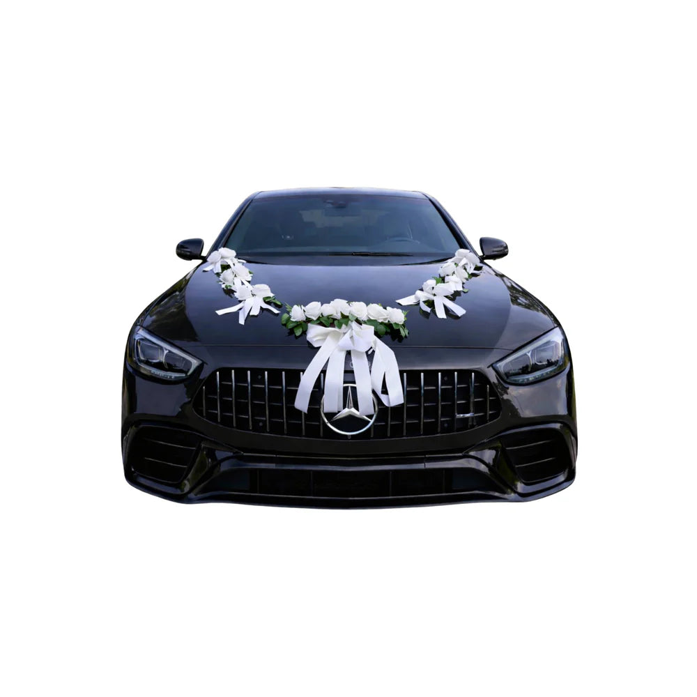 Autoschmuck Hochzeit Blumendeko Motorhaube - MAYCA