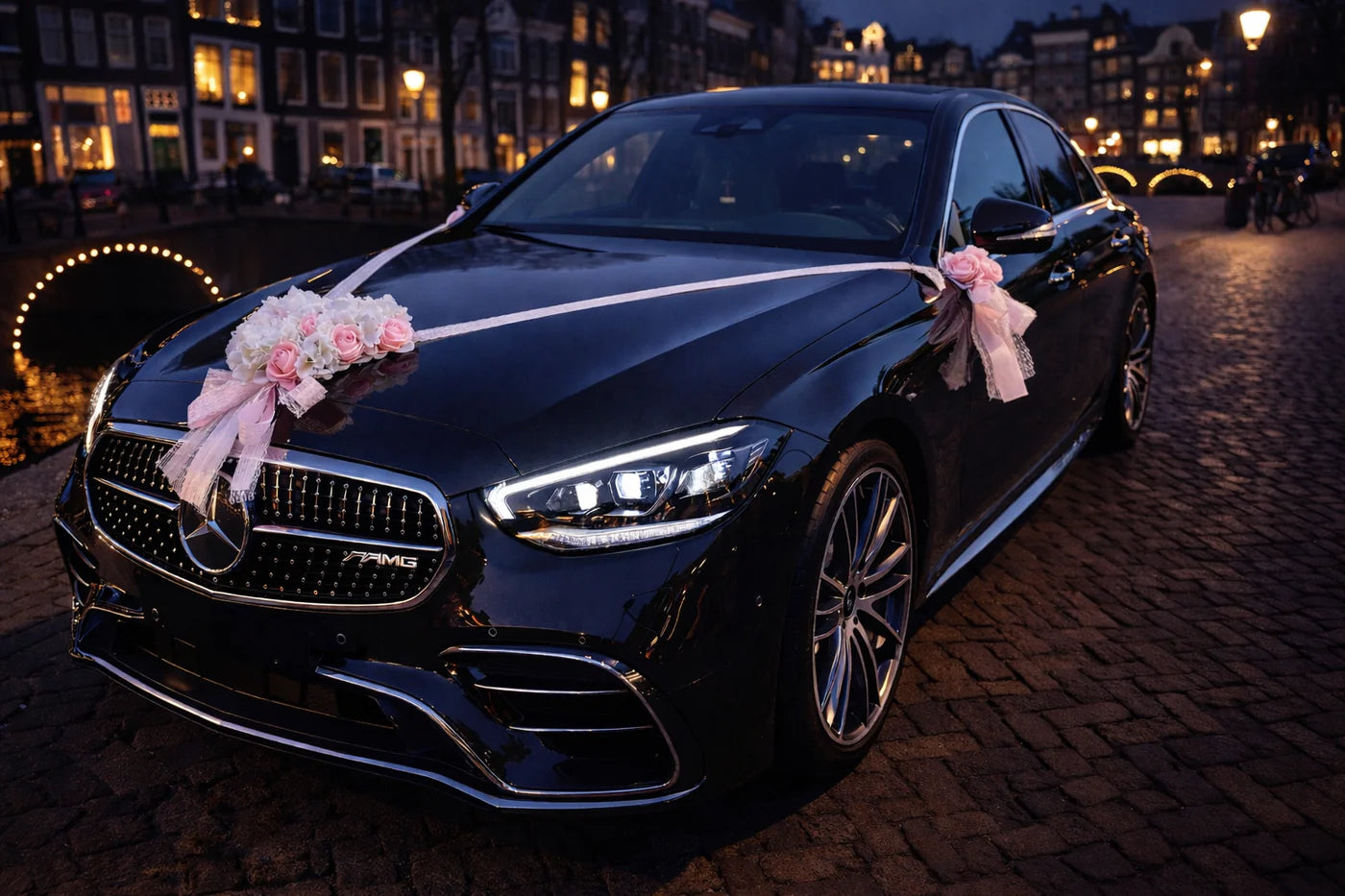 Autoschmuck Hochzeit Blumendeko Motorhaube - PAULINE