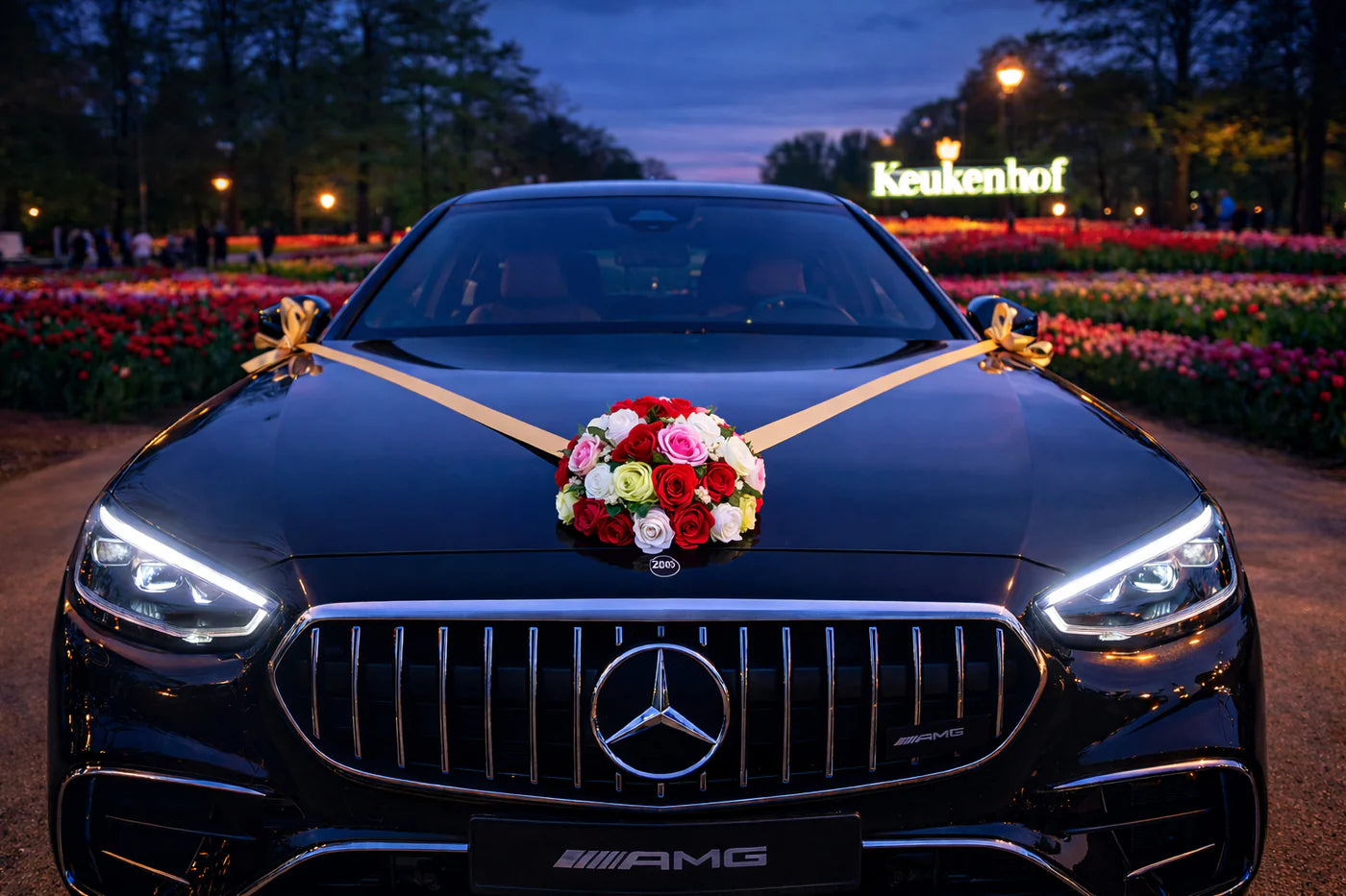 Autoschmuck Hochzeit Blumendeko Motorhaube - RIA SEVEN