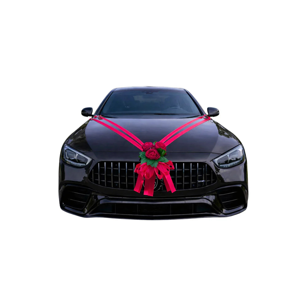 Autoschmuck Hochzeit Blumendeko Motorhaube - SHERI