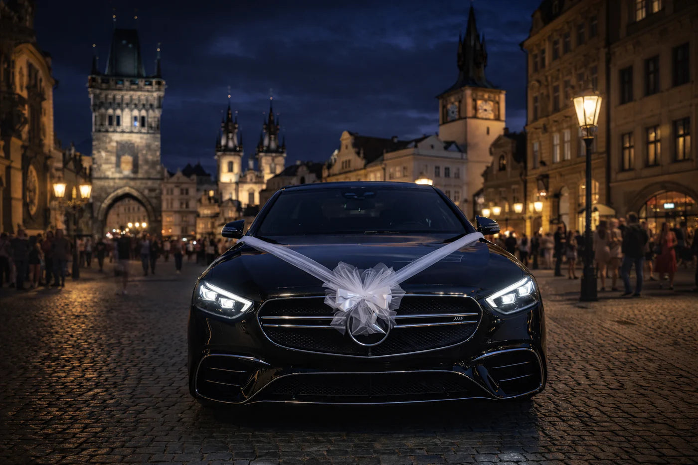 Autoschmuck Hochzeit Blumendeko Motorhaube - SOLENA