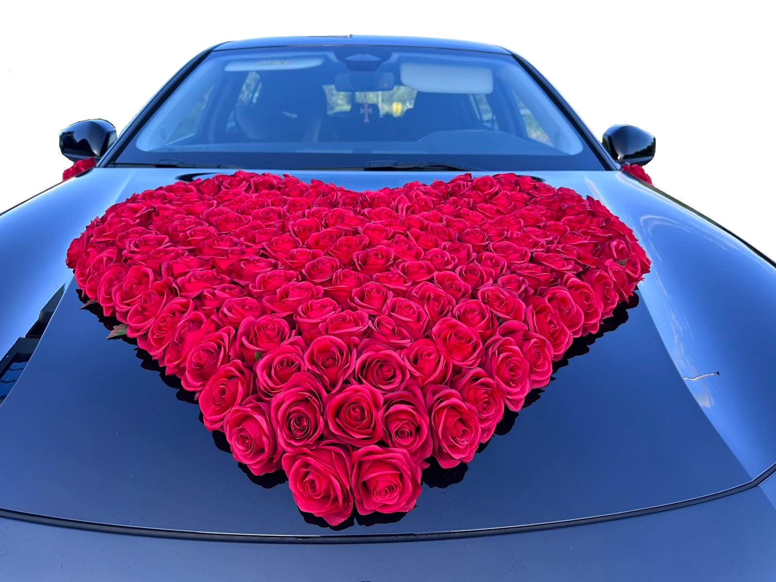 Auto-Hochzeitsschmuck Motorhaube - BIANCA