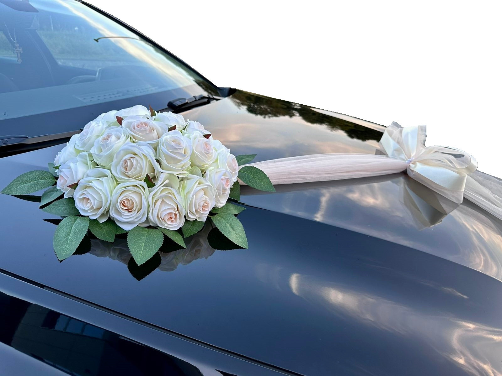 Auto-Hochzeitsschmuck Motorhaube - ADELE