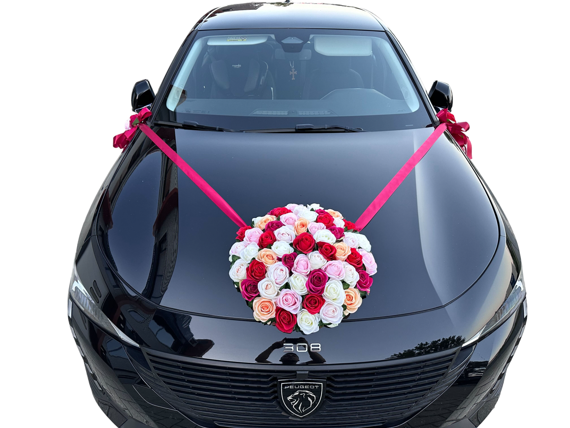 Auto-Hochzeitsschmuck Motorhaube - ADORIA