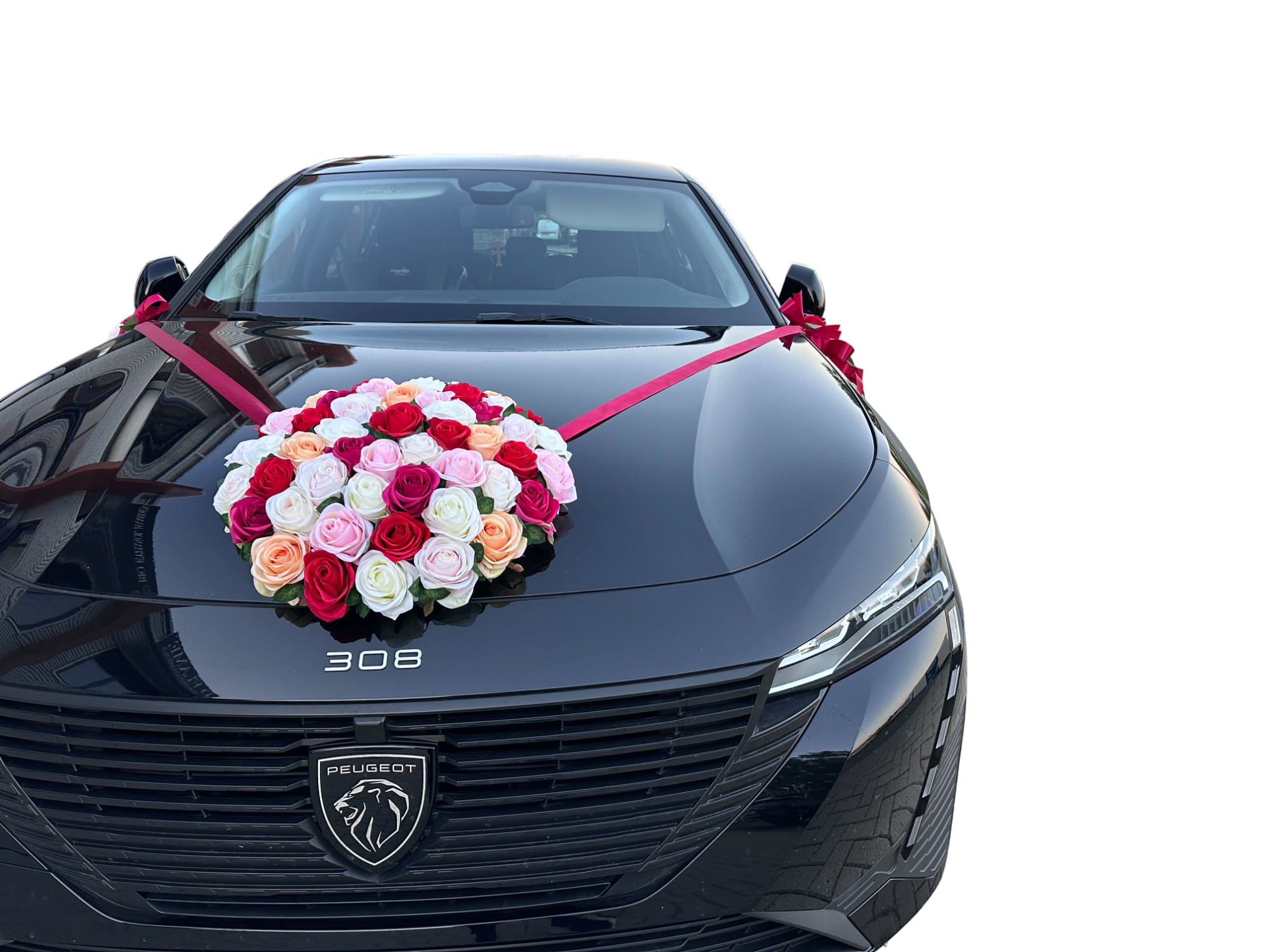 Auto-Hochzeitsschmuck Motorhaube - ADORIA