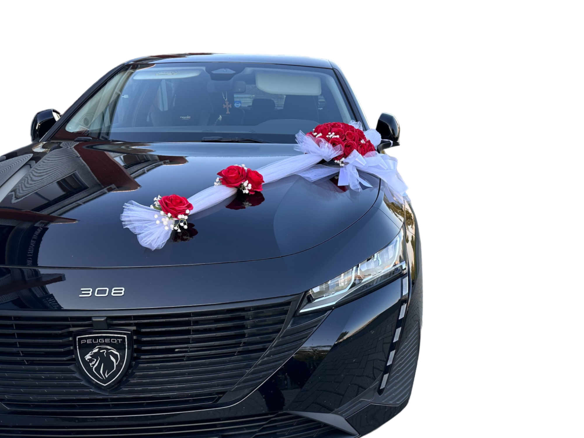 Auto-Hochzeitsschmuck Motorhaube - AMBER