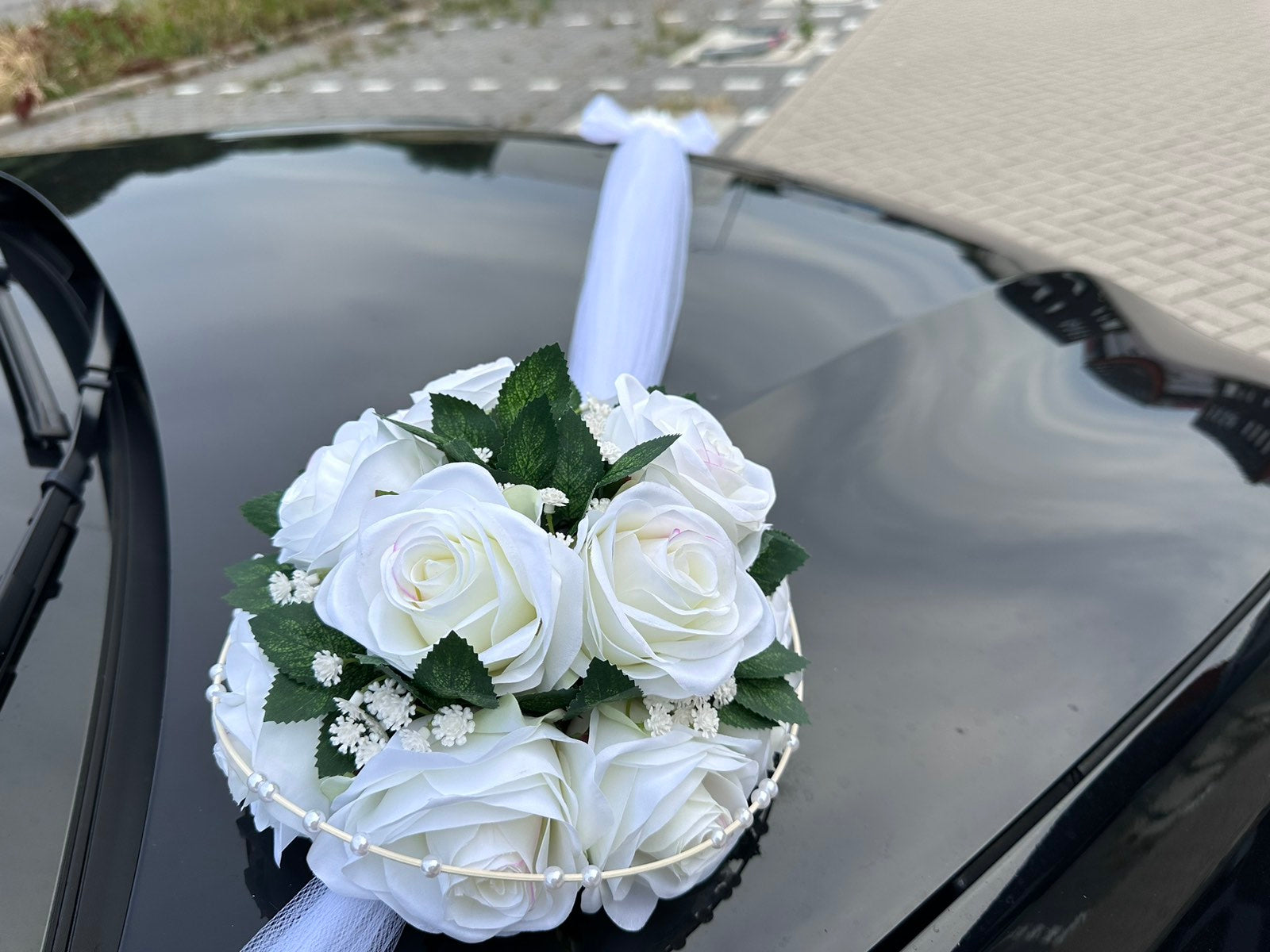 Auto-Hochzeitsschmuck Motorhaube - ARIANA