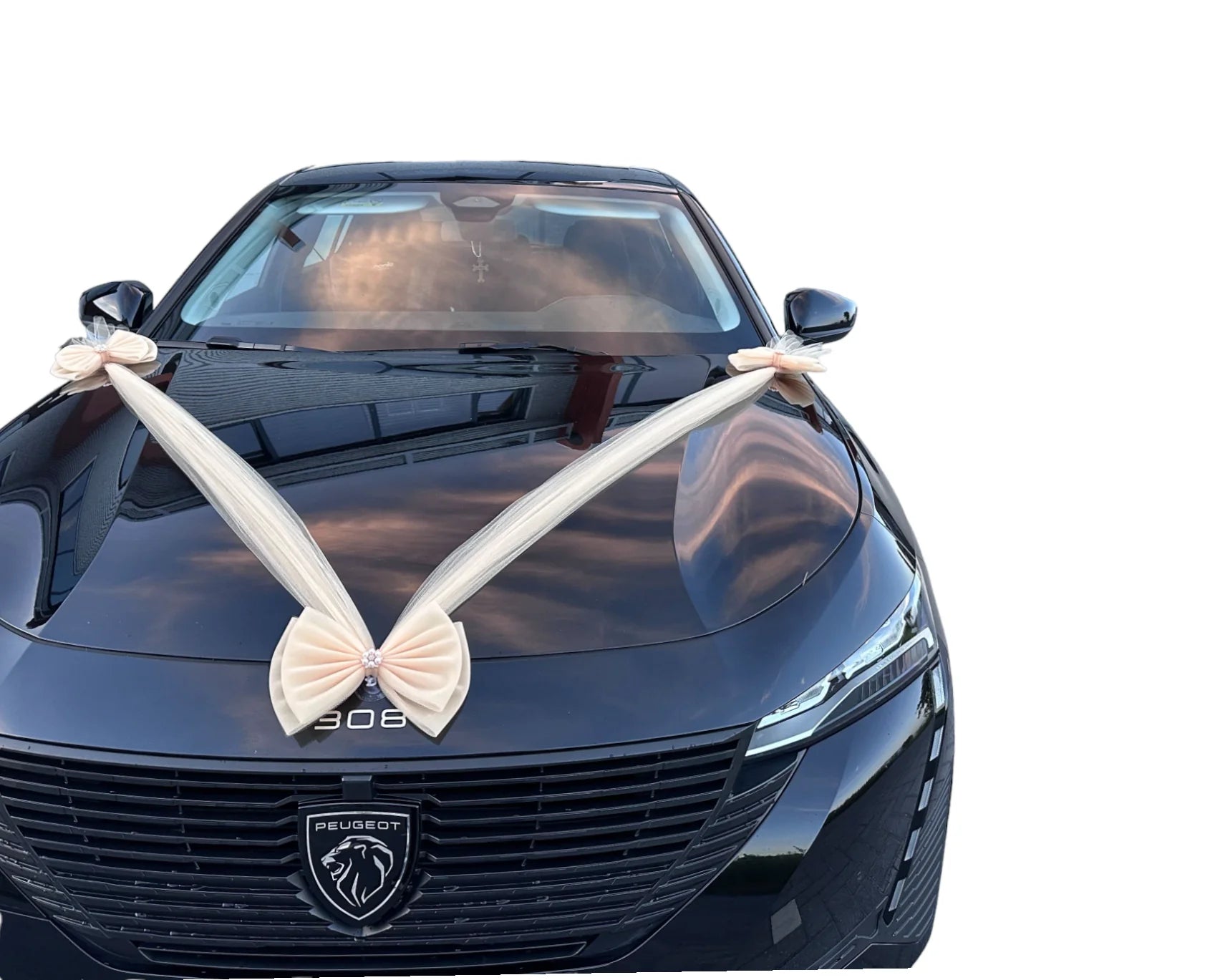 Auto-Hochzeitsschmuck Motorhaube - MARITA