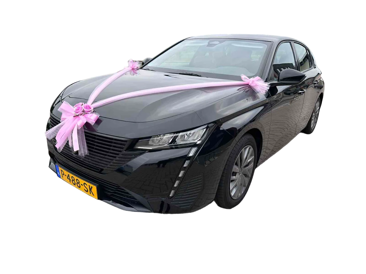 Auto-Hochzeitsschmuck Motorhaube - CLARA Rosé
