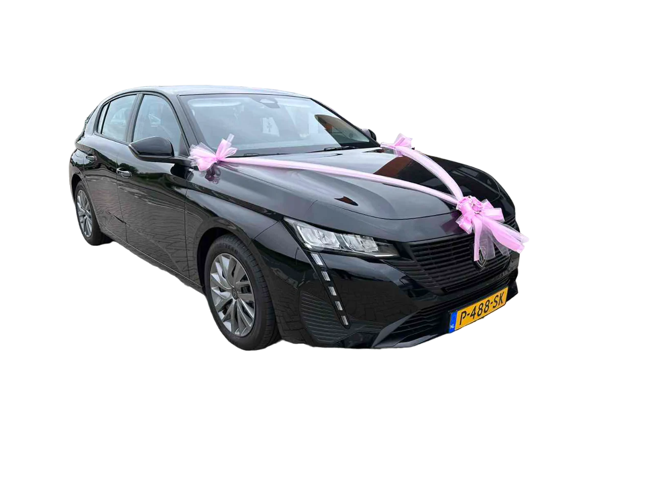 Auto-Hochzeitsschmuck Motorhaube - CLARA Rosé