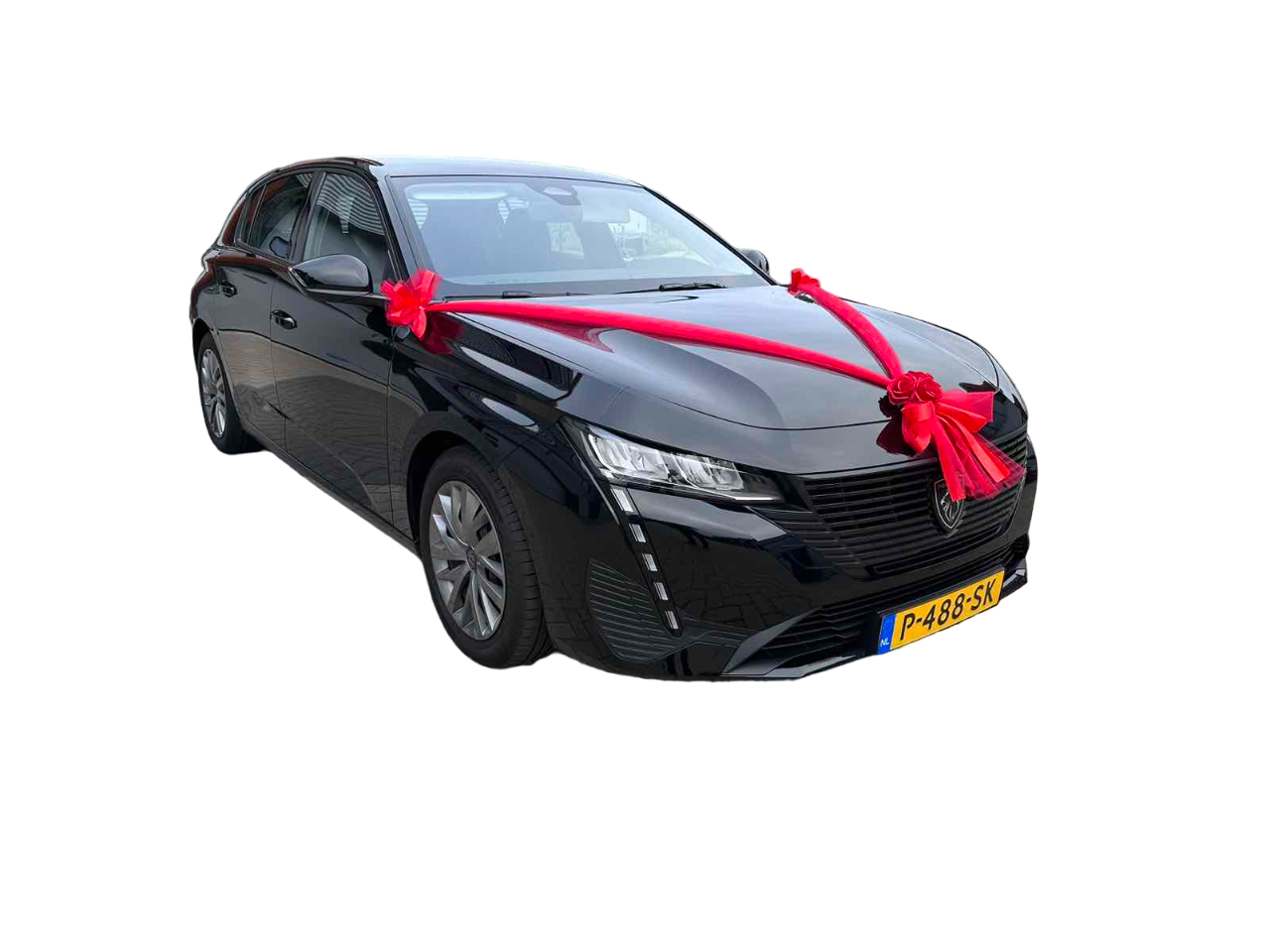 Auto-Hochzeitsschmuck Motorhaube - CLARA Rot