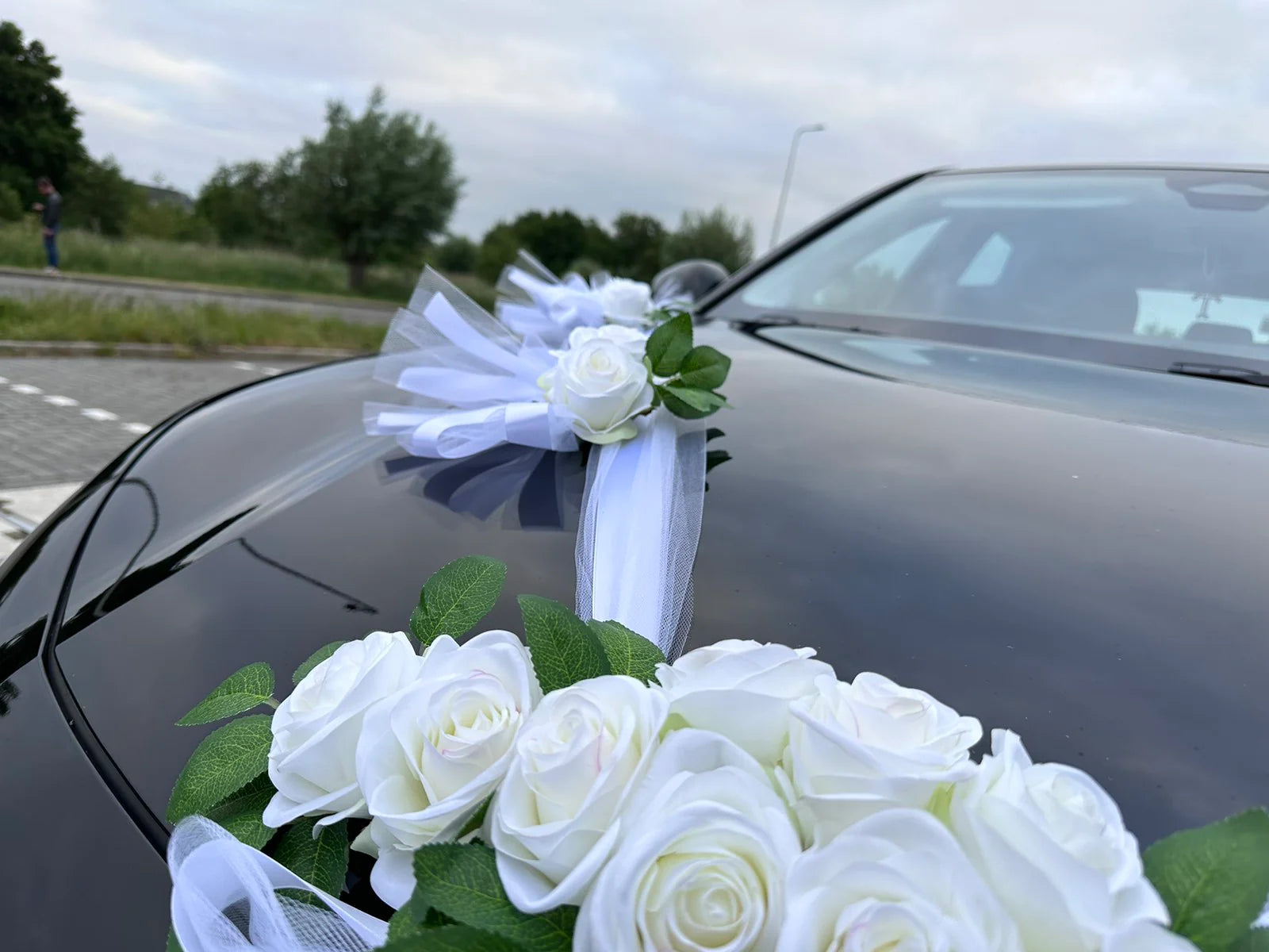 Auto-Hochzeitsschmuck Motorhaube - DAPHNE