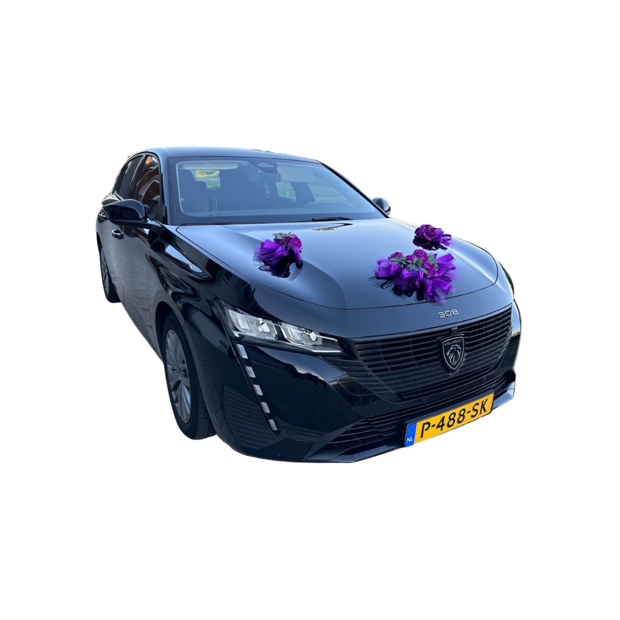 Auto-Hochzeitsschmuck Motorhaube - INGE