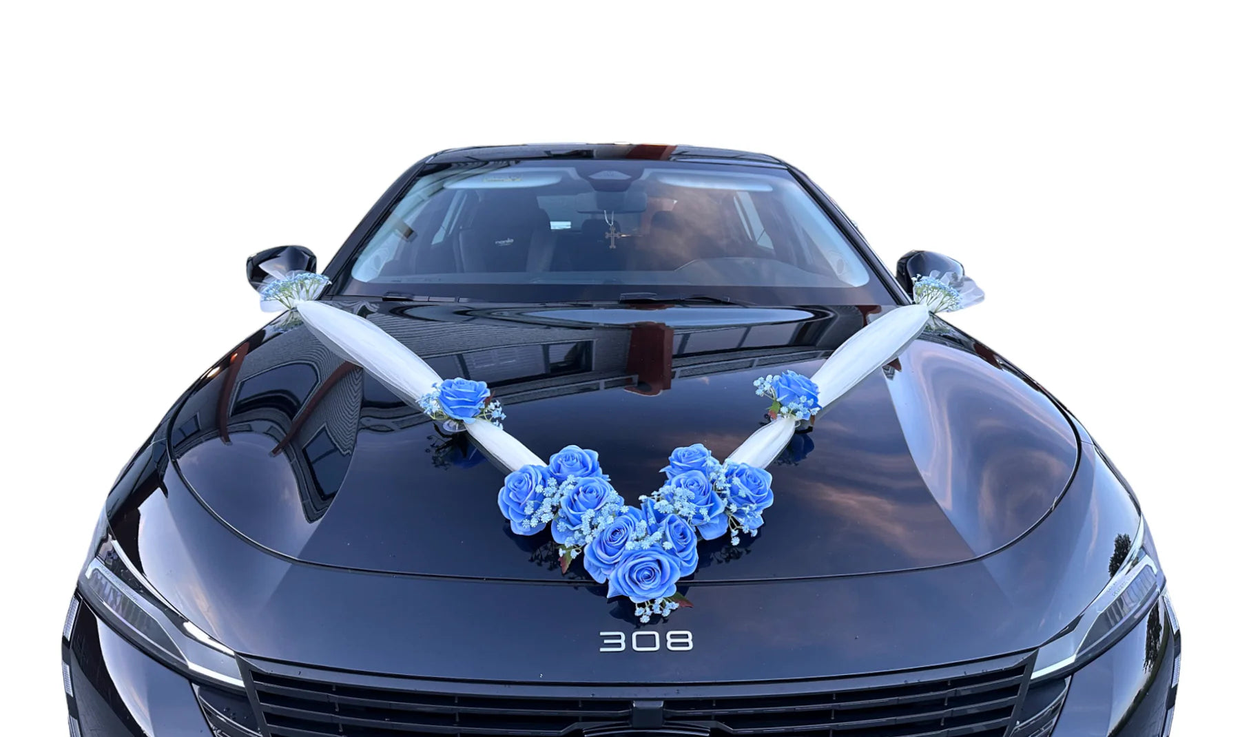 Auto-Hochzeitsschmuck Motorhaube - LAUREN