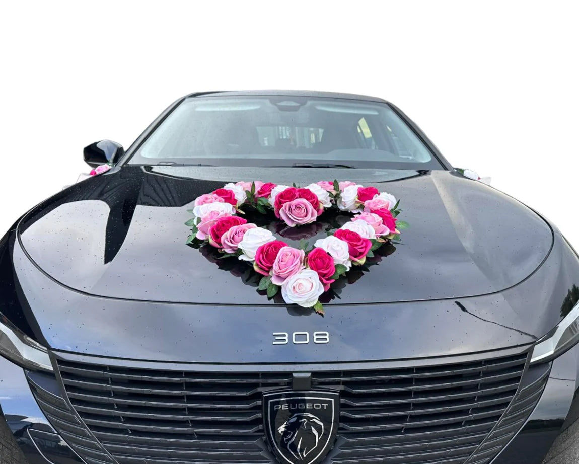 Auto-Hochzeitsschmuck Motorhaube - LEA