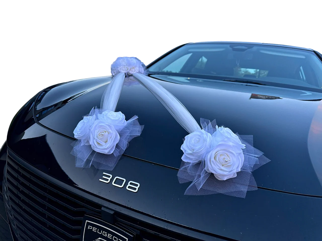 Auto-Hochzeitsschmuck Motorhaube - LEONIE