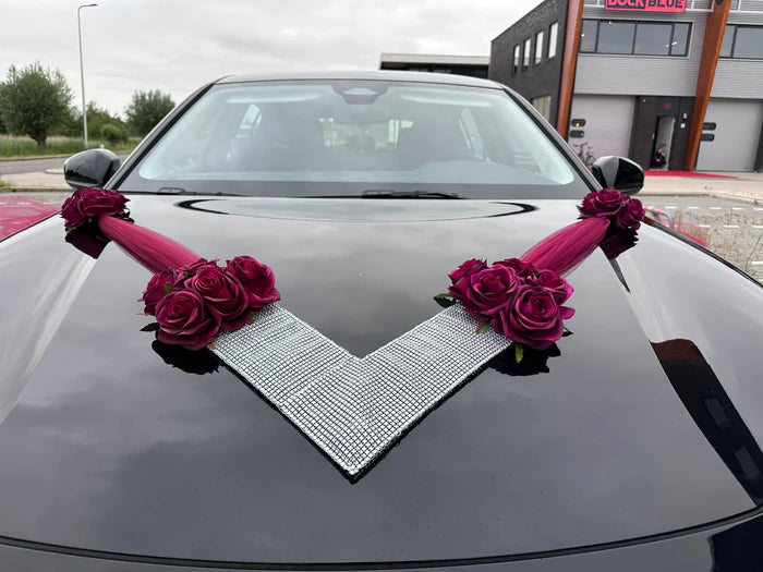 Auto-Hochzeitsschmuck Motorhaube - LORENZA