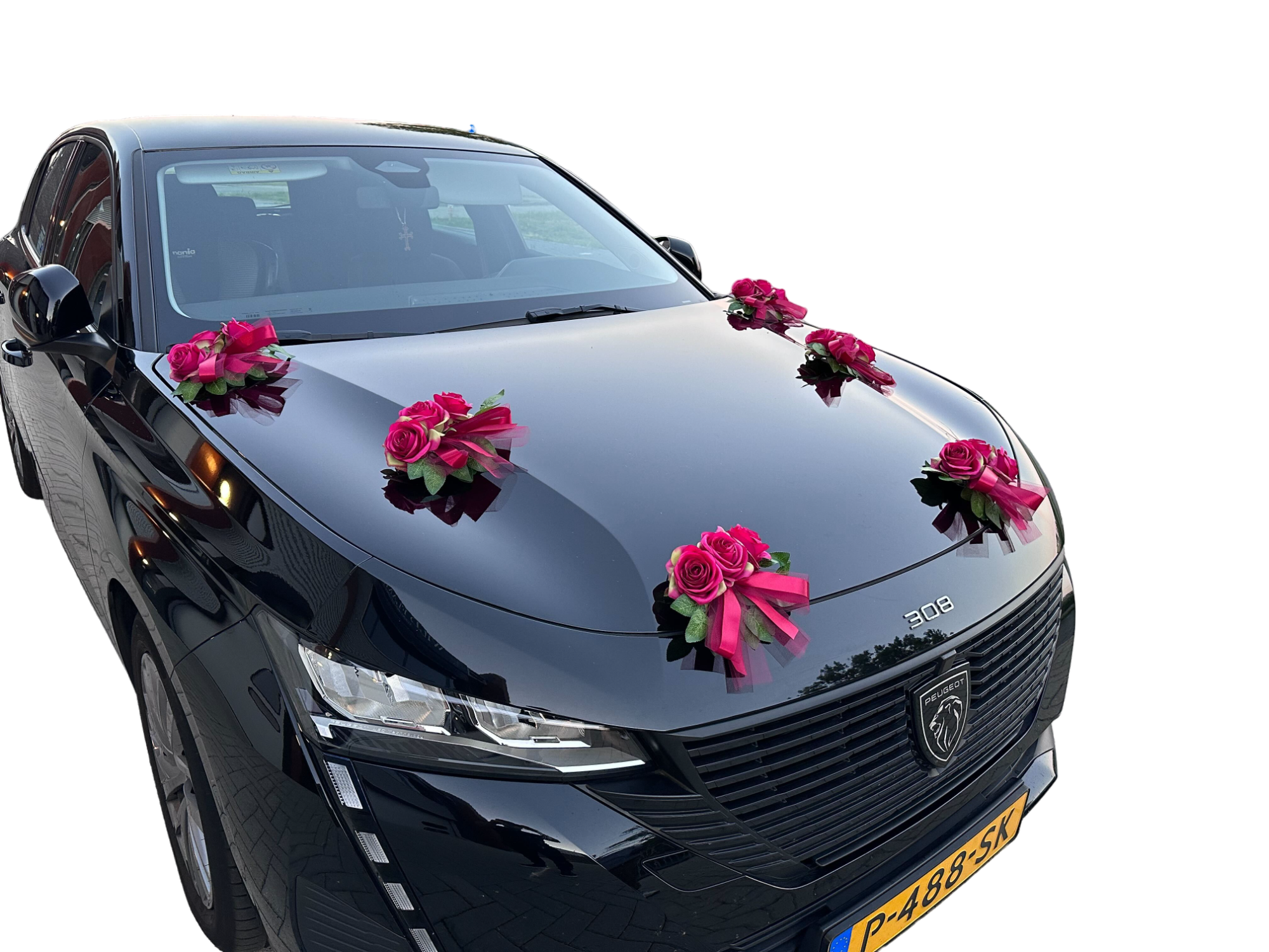 Auto-Hochzeitsschmuck Motorhaube - MARTINA