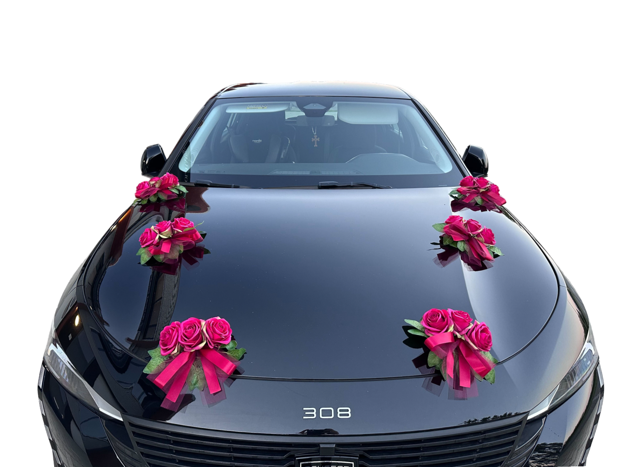 Auto-Hochzeitsschmuck Motorhaube - MARTINA