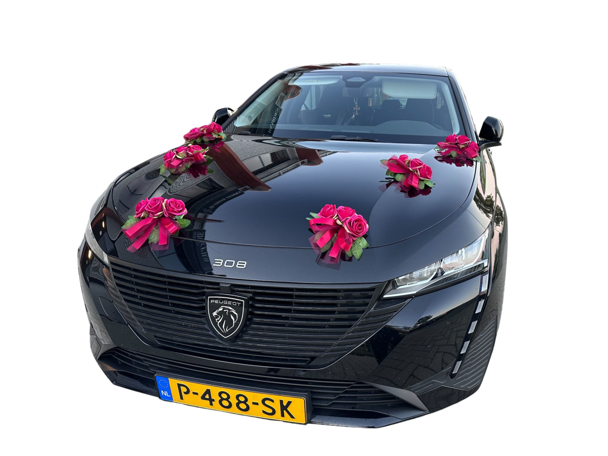 Auto-Hochzeitsschmuck Motorhaube - MARTINA