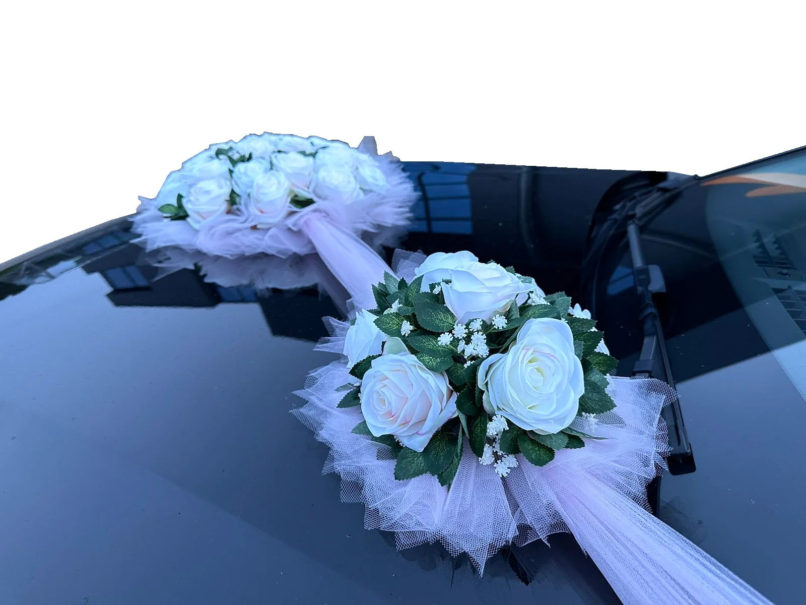 Auto-Hochzeitsschmuck Motorhaube - NELLY