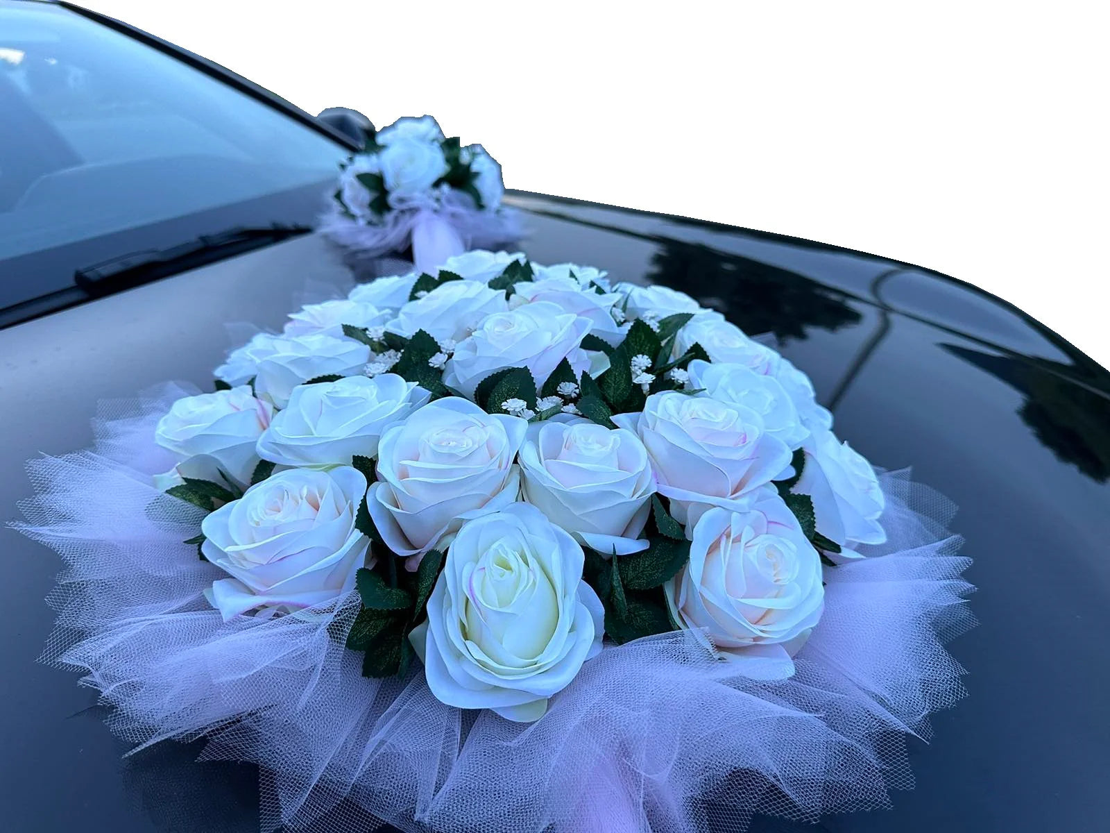 Auto-Hochzeitsschmuck Motorhaube - NELLY