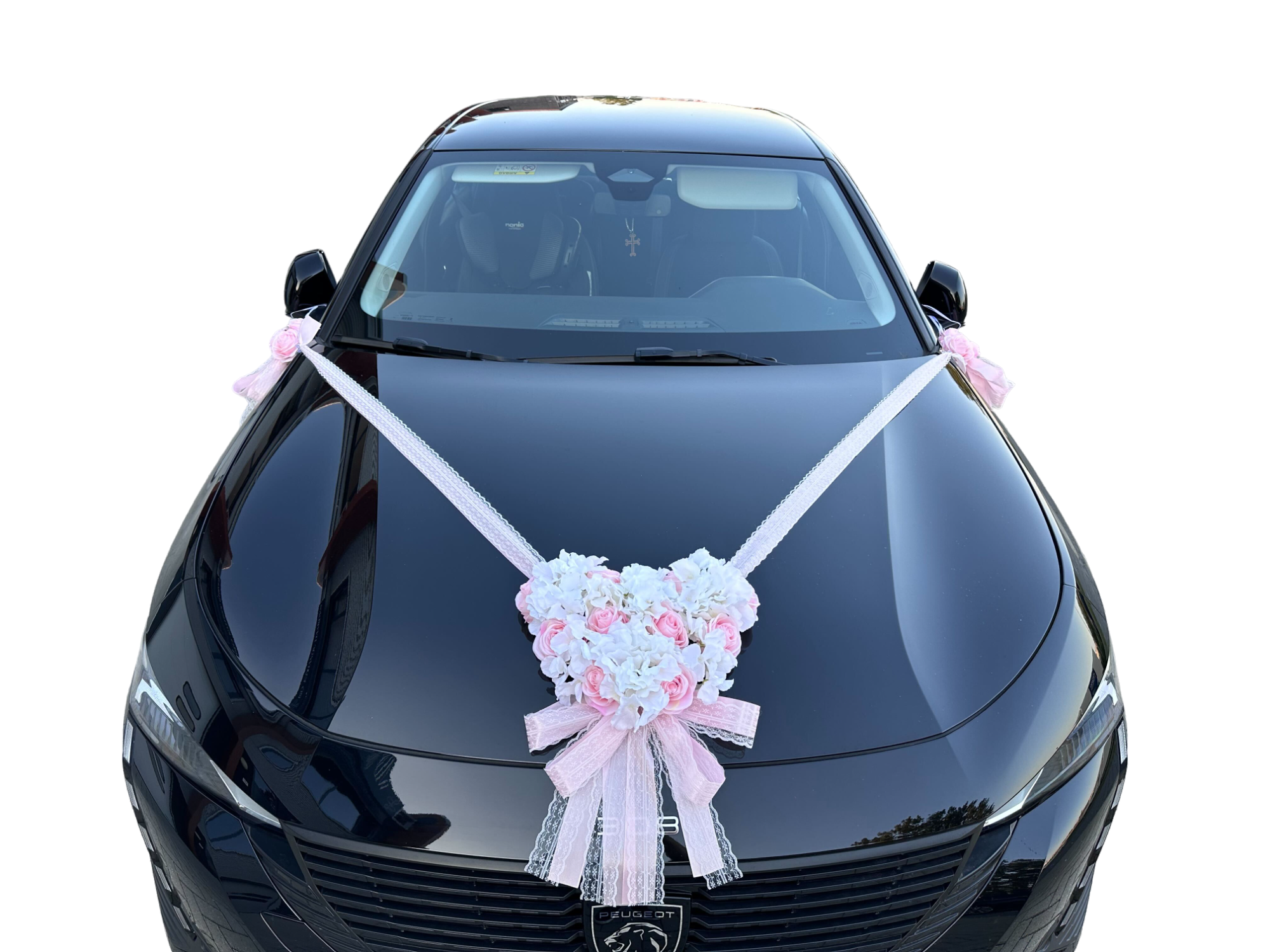 Auto-Hochzeitsschmuck Motorhaube - PAULINE
