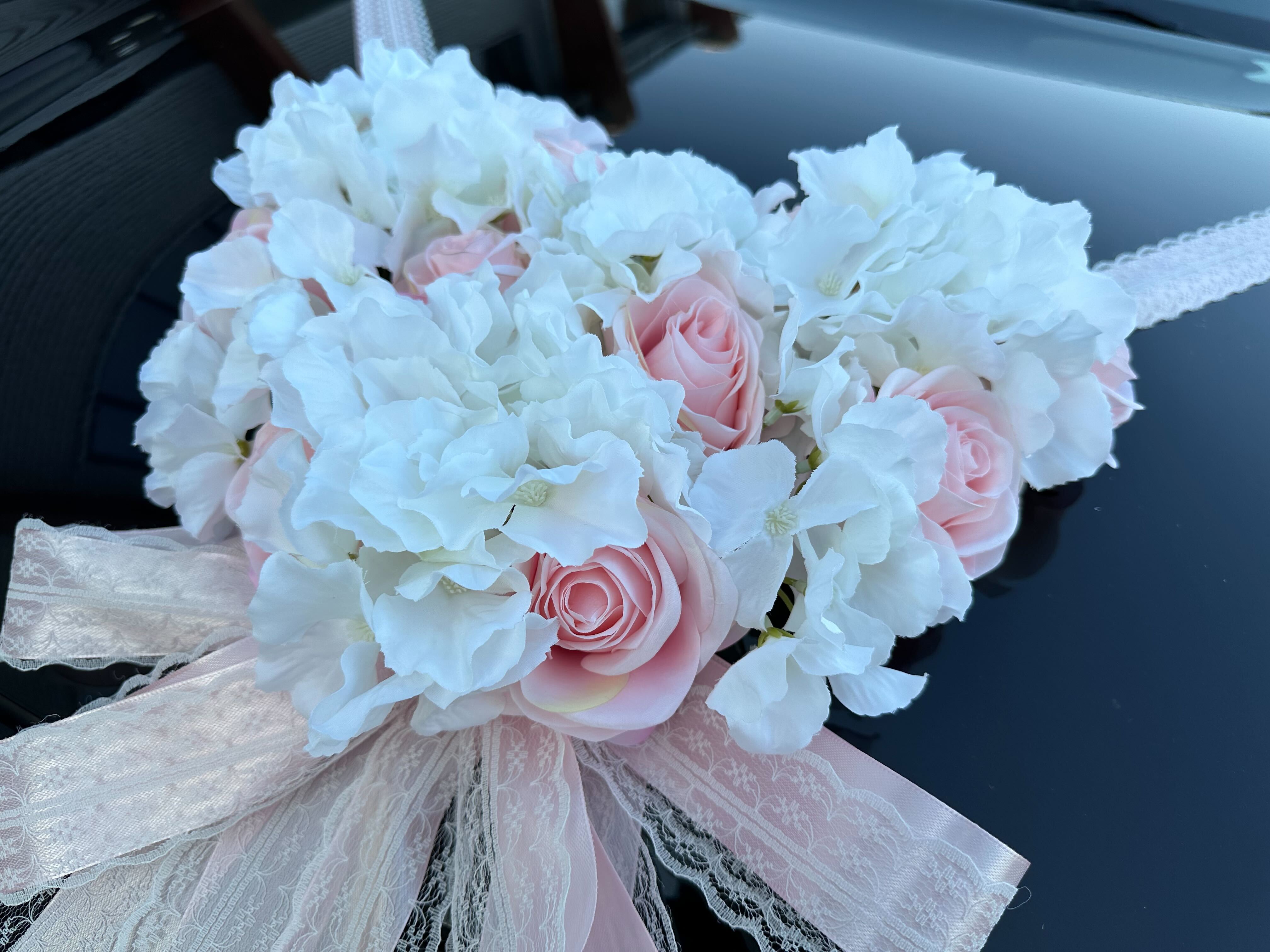 Auto-Hochzeitsschmuck Motorhaube - PAULINE
