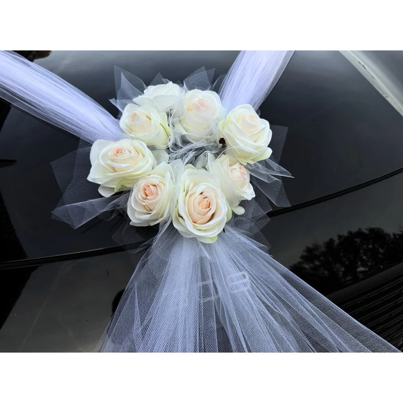 Auto-Hochzeitsschmuck Motorhaube - PERLA