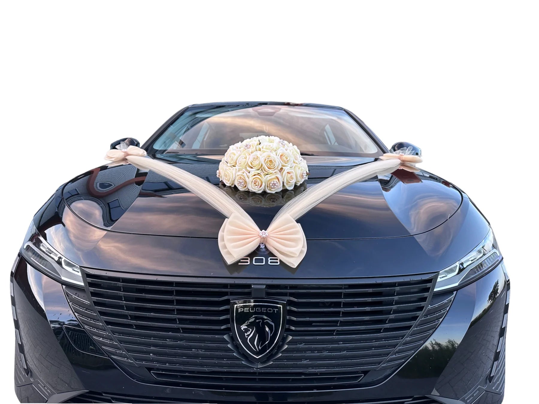 Auto-Hochzeitsschmuck Motorhaube - SUSANA