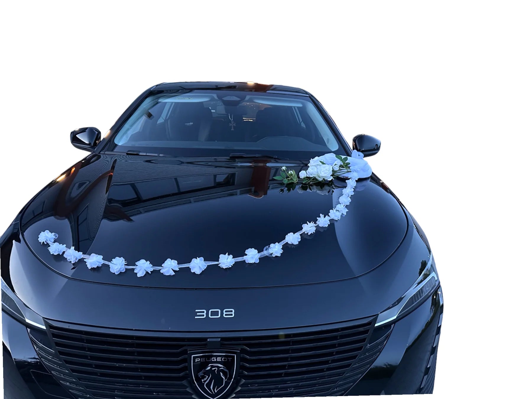 Auto-Hochzeitsschmuck Motorhaube - THERESA