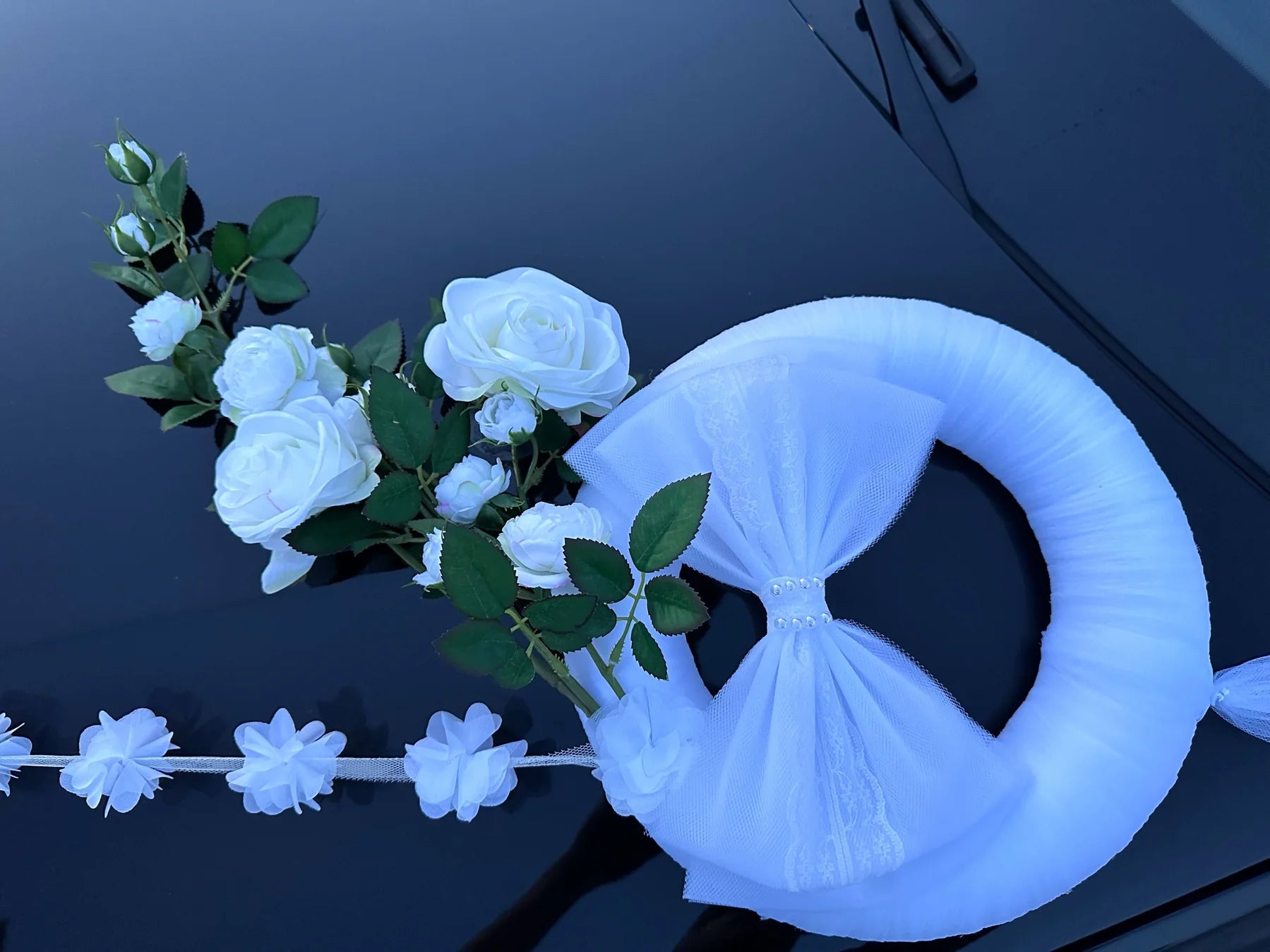 Auto-Hochzeitsschmuck Motorhaube - THERESA