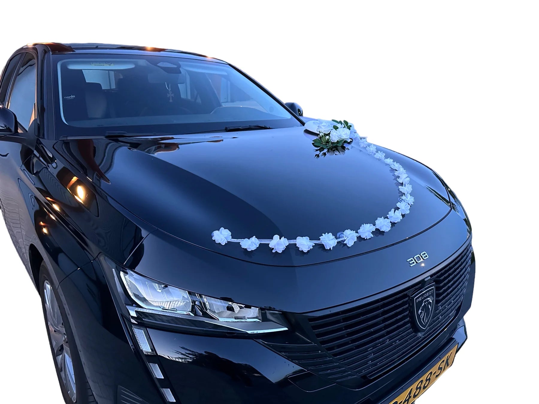 Auto-Hochzeitsschmuck Motorhaube - THERESA