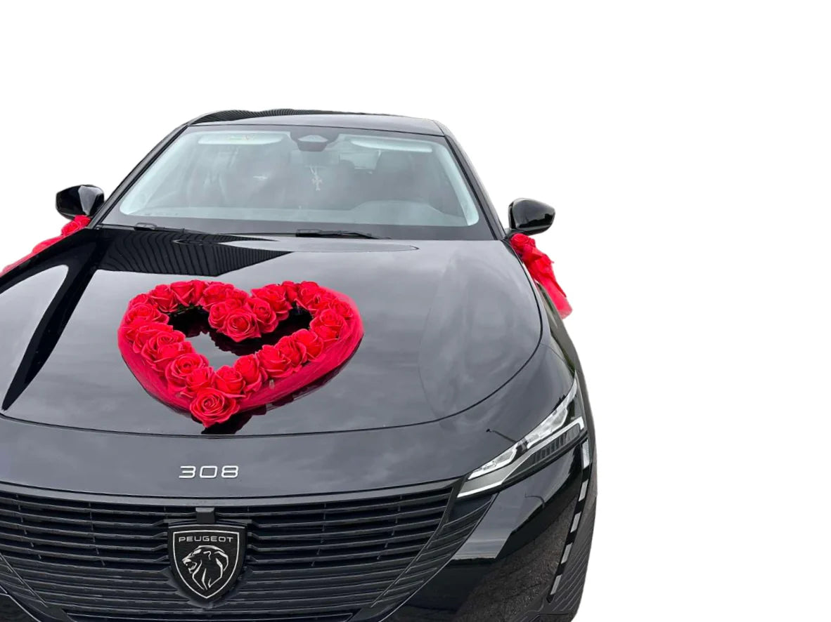 Auto-Hochzeitsschmuck Motorhaube - VALENTINA
