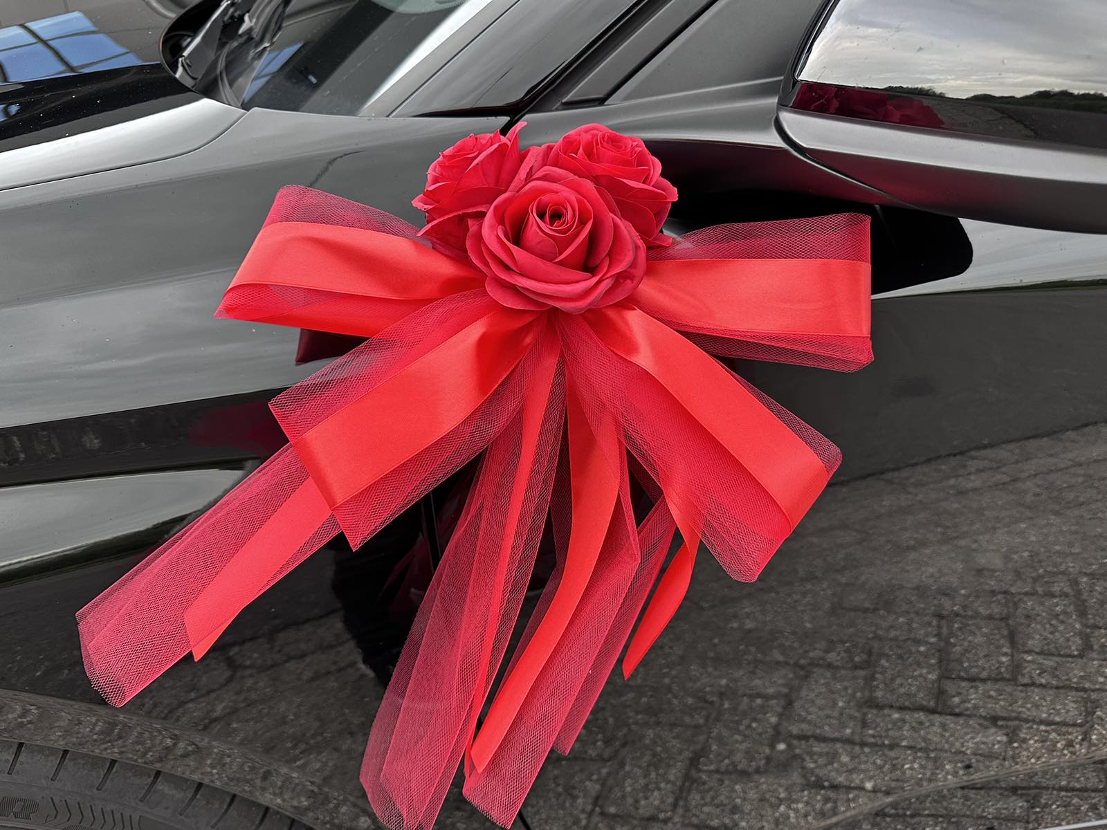 Auto-Hochzeitsschmuck Motorhaube - VALENTINA