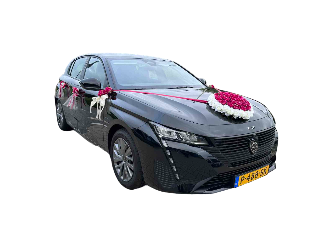 Auto-Hochzeitsschmuck Komplett-Set - EVA