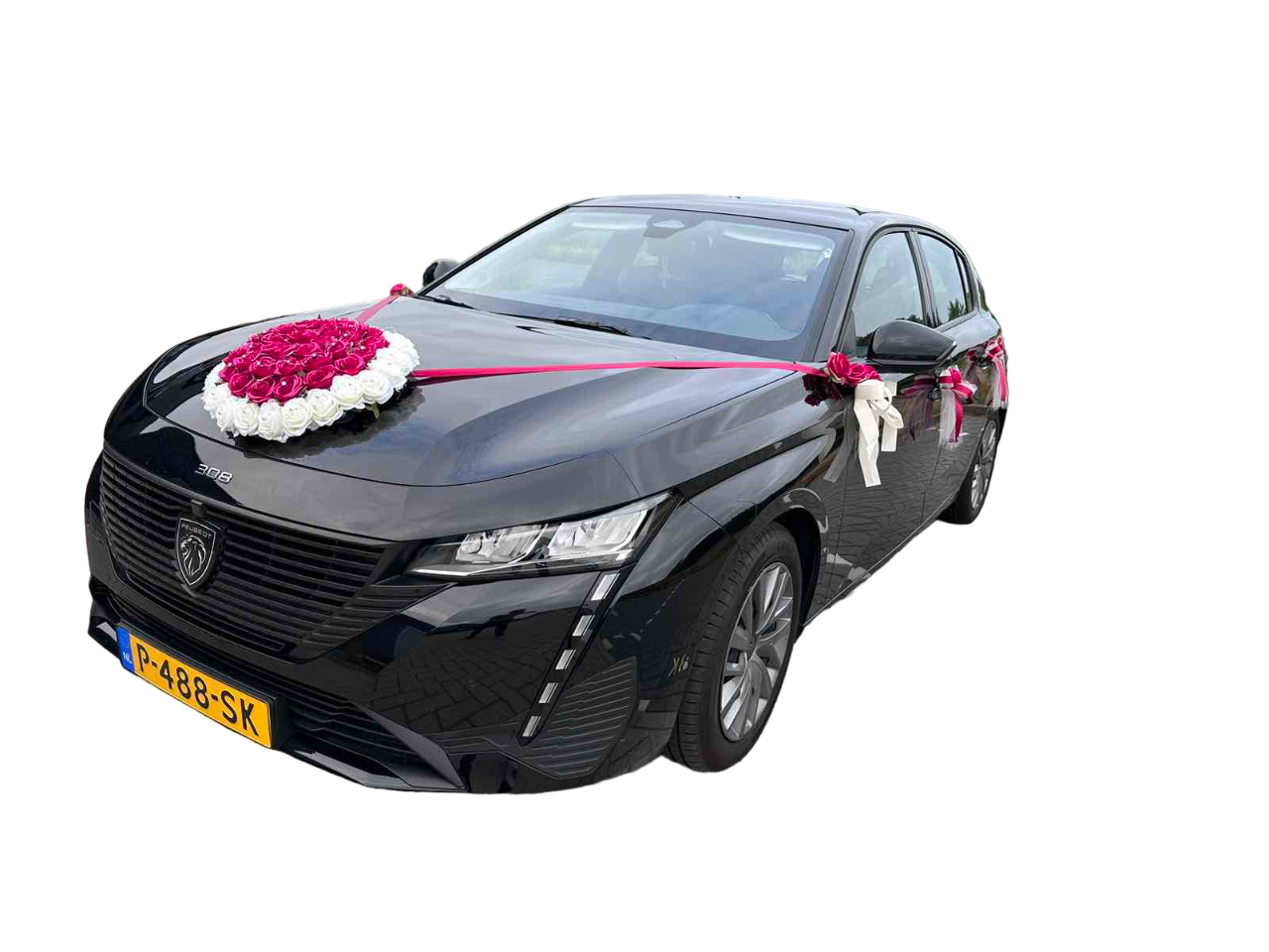 Auto-Hochzeitsschmuck Komplett-Set - EVA