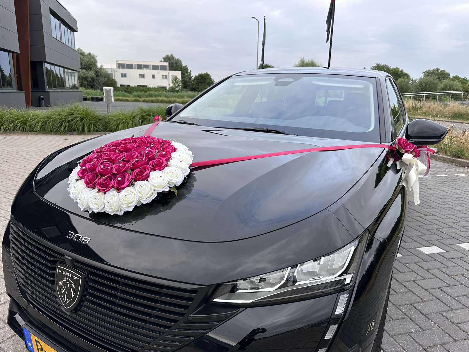 Auto-Hochzeitsschmuck Komplett-Set - EVA