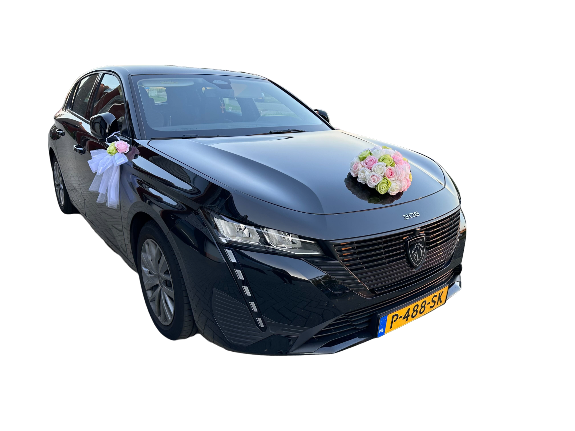 Auto-Hochzeitsschmuck Motorhaube - YVONNE