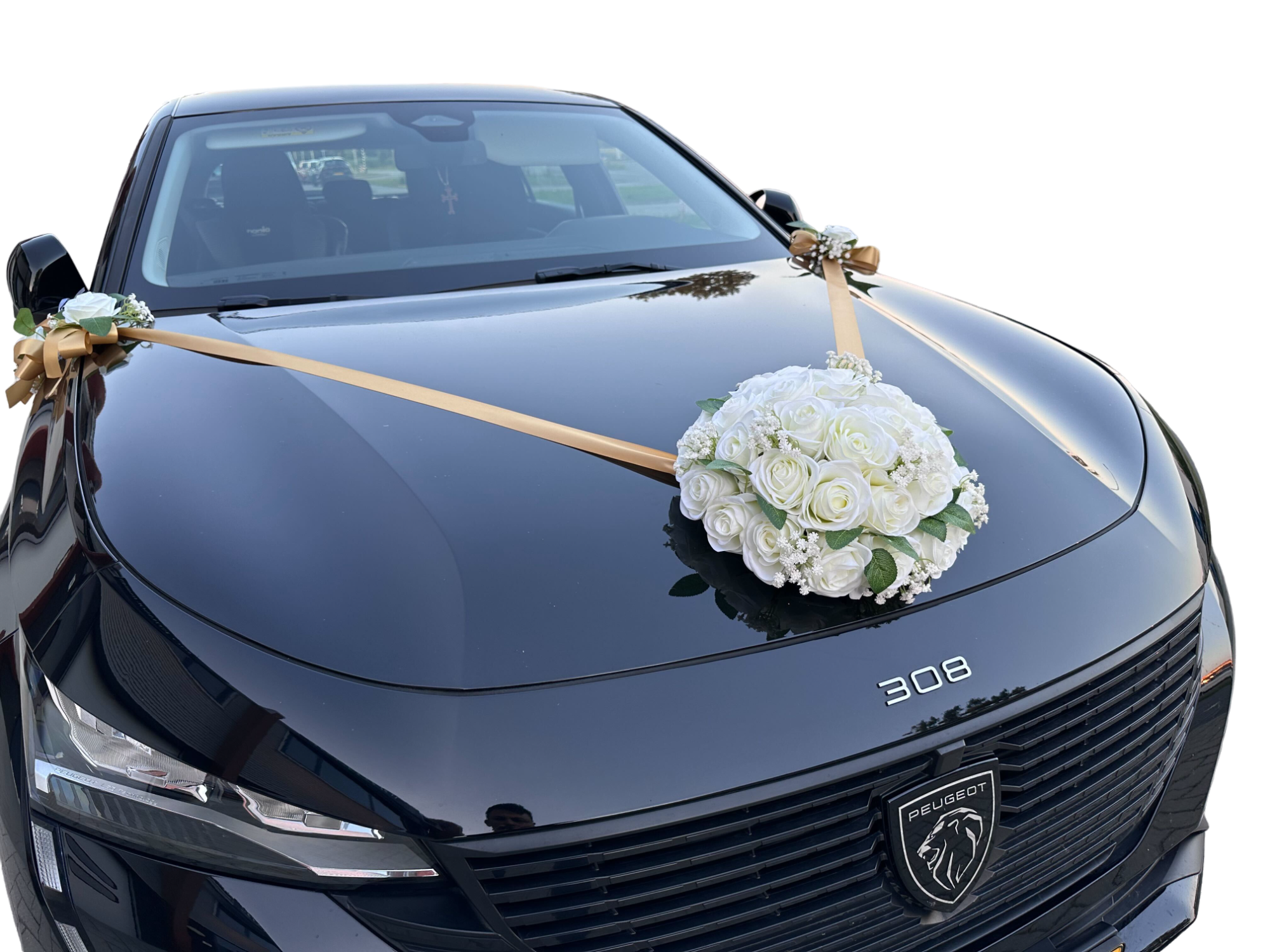 Auto-Hochzeitsschmuck Motorhaube - ZAHANA