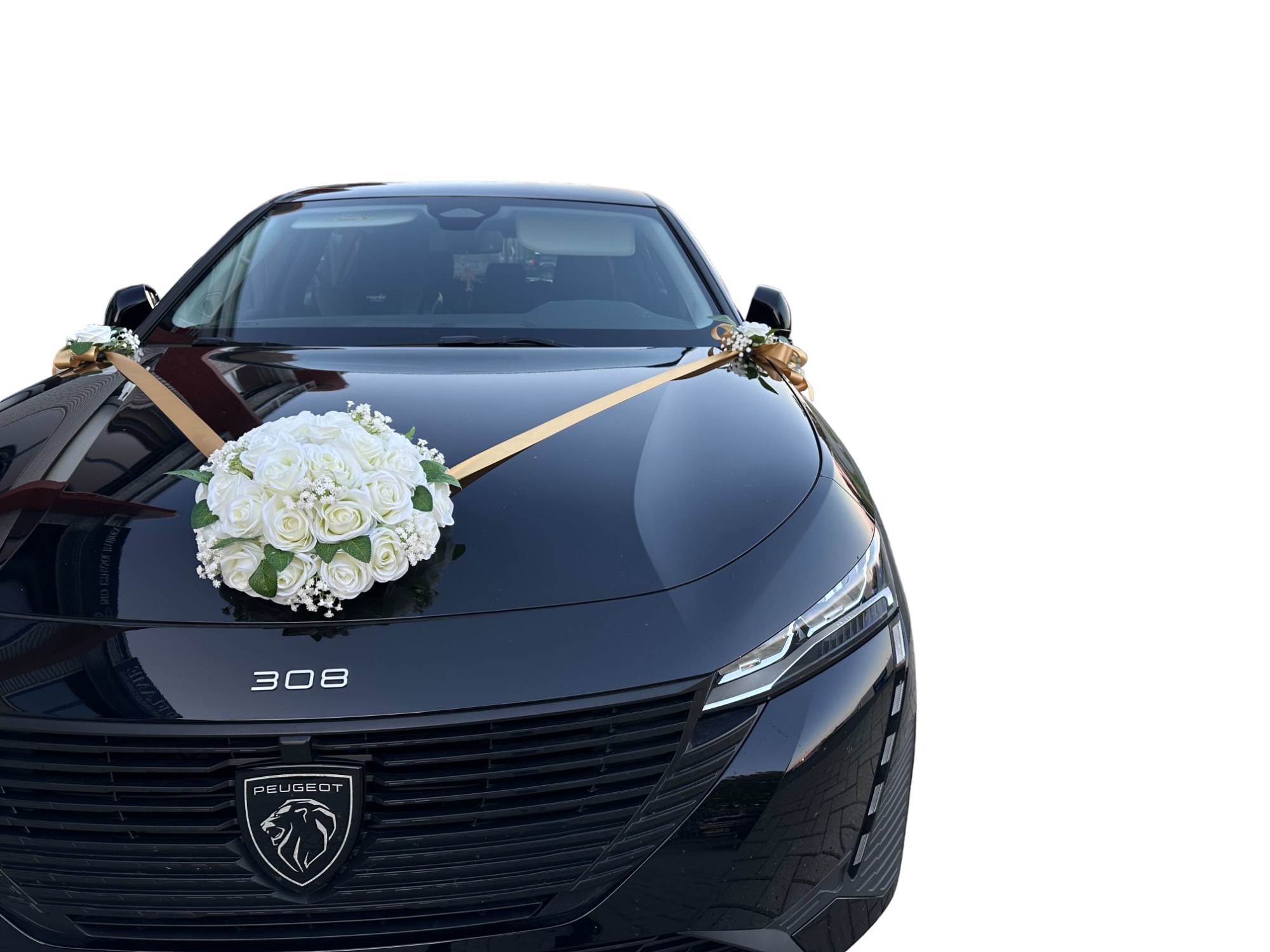 Auto-Hochzeitsschmuck Motorhaube - ZAHANA