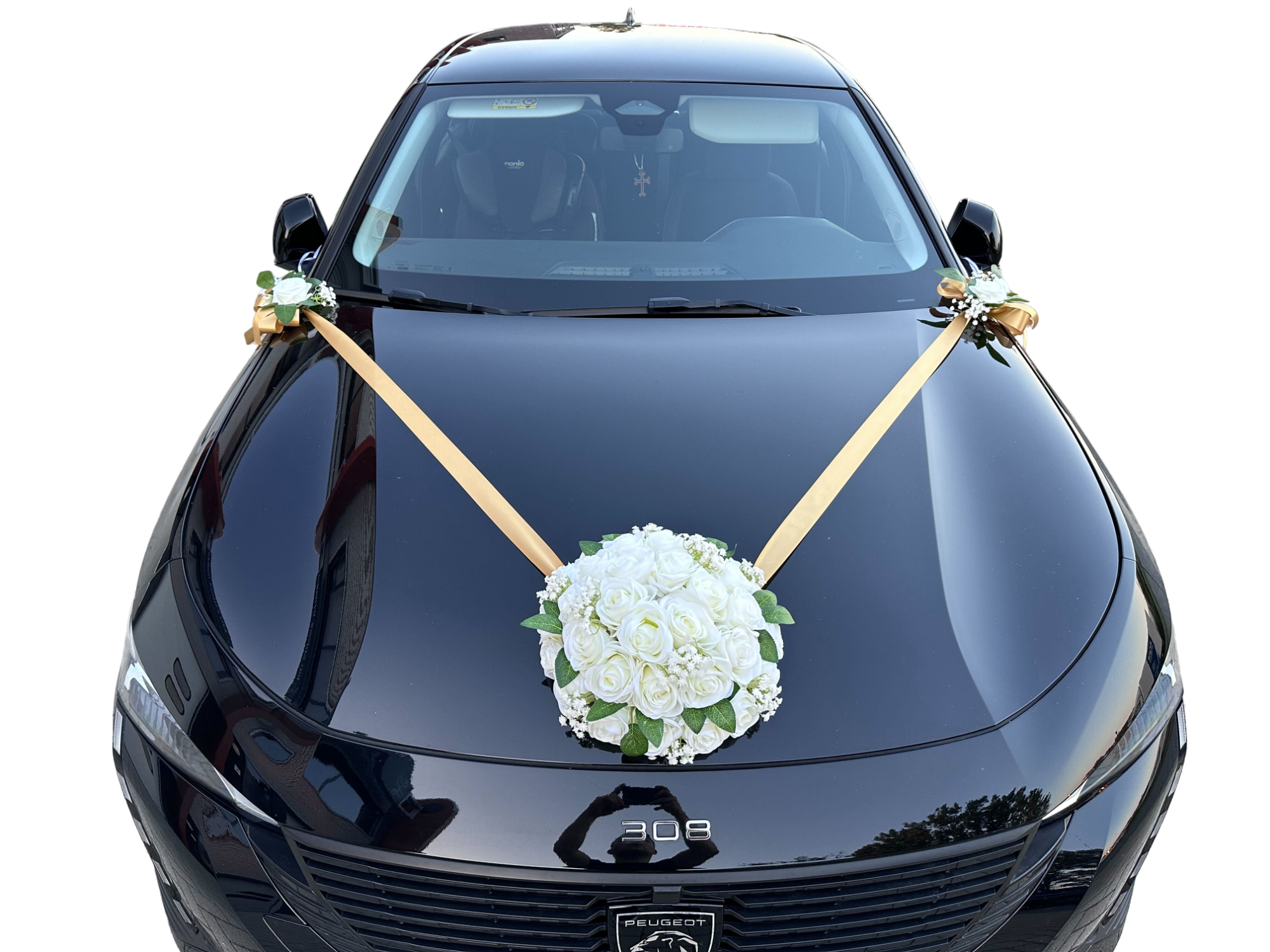 Auto-Hochzeitsschmuck Motorhaube - ZAHANA