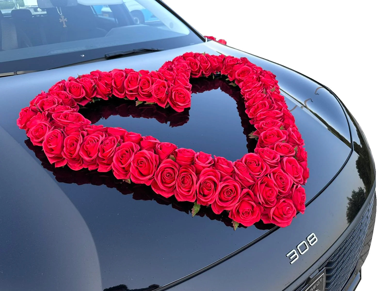 Auto-Hochzeitsschmuck Motorhaube - AVERA