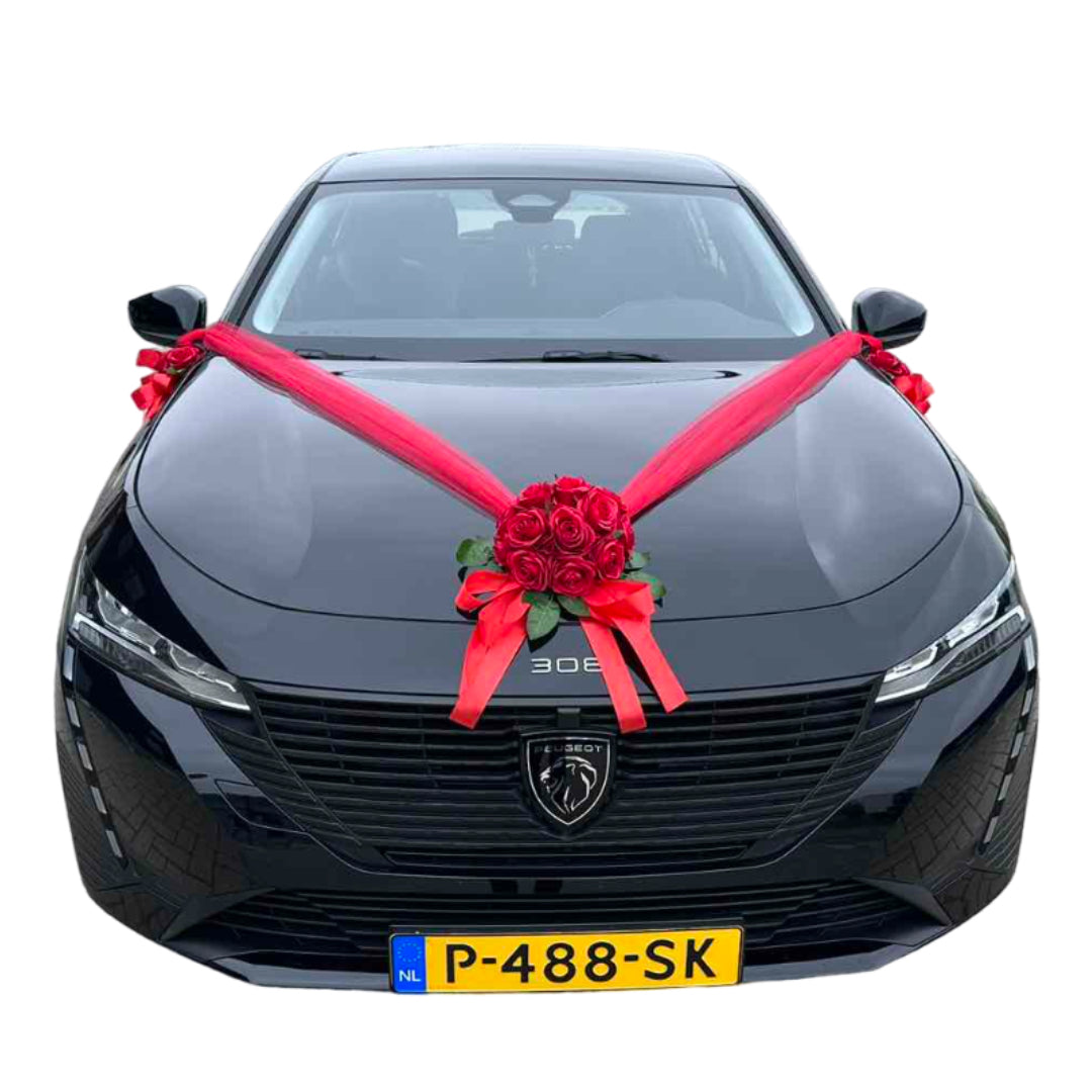 Blumengesteck für die Motorhaube - Nicole Purpur